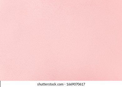 Pink Pastel Plaster Wall Painted Texture For Background.
