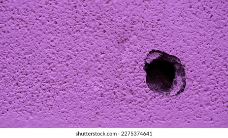 Pink plaster wall , pink background, empty concrete wall, empty space, For use in making a background graphic design.