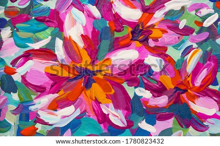 Pink Plumeria Flower Painting - Tropical Painting Art - Brush Painting Nature