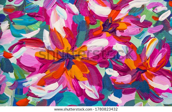 Pink Plumeria Flower Painting - Tropical Painting\
Art - Brush Painting\
Nature