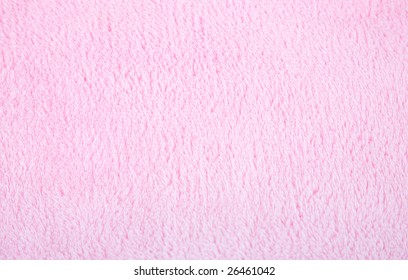 Pink plush texture