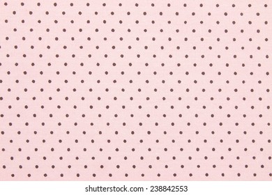 Black Dots On Pink Background Polka Stock Vector (Royalty Free