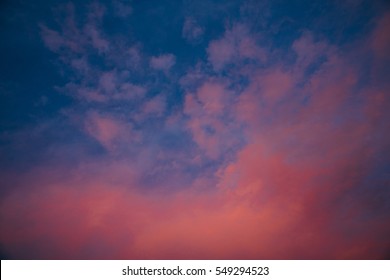 Pink puffy cloud B