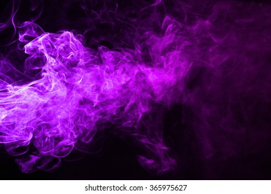 Pink Purple Color Smoke On Dark Stock Photo 365975627 | Shutterstock