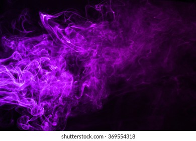Pink Purple Color Smoke On Dark Stock Photo 369554318 | Shutterstock