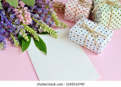 lavender wrapping paper