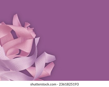 Free Purple ribbon image Templates - PikWizard