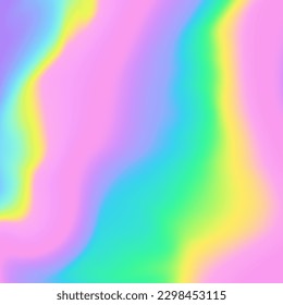 Pink Rainbow Holographic Iridescent Background