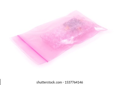 Pink Resealable Electro Static Dissipative Material Bag For Electronics And Medical Applications