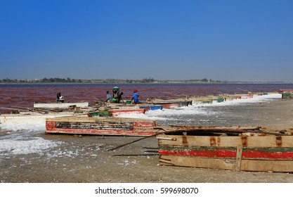 Pink Or Retba Lake - Senegal