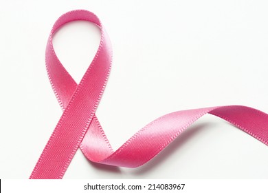 pink ribbon breast cancer - Shutterstock ID 214083967