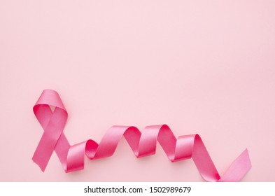 Pink ribbon for breast cancer awareness - Shutterstock ID 1502989679