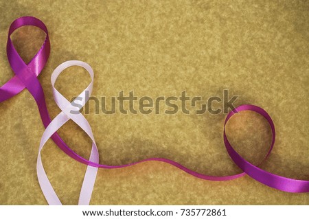 pink ribbon breast cancerv