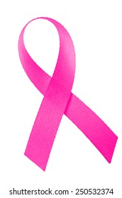 Pink Ribbon Sign Isolated On White Stock Photo 250532374 | Shutterstock