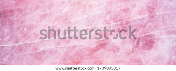 Pink rose quartz\
texture background banner