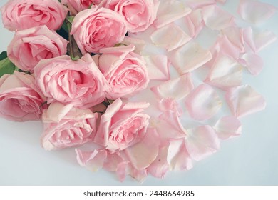 Ramo rosas rosadas con