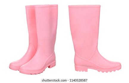 womens pink gumboots