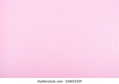 Pink Rubber Texture Material Of Yoga Mat For Sport, Fitness, Exercise, Gym And Lifestyle Equipment.