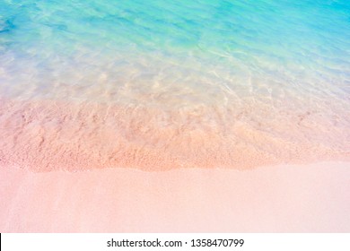 Pink Sand Beach Of Famous Elafonisi