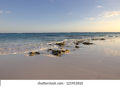 Pink Sand Beach On The Island Of Eleuthera, Bahamas, Caribbean