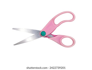 pink scissors on a white background  - Powered by Shutterstock