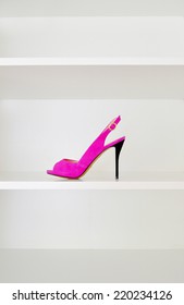 Pink Shoes On The Shelf