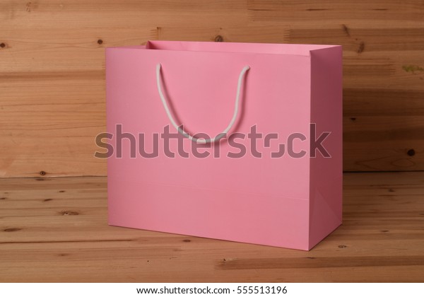 shopping bag pink