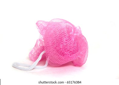 Pink Shower Scrubber