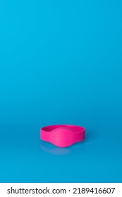 Pink Silicone Bracelet - An Electronic Key For A Locker In The Gym, Fitness Room, Swimming Pool,  SPA