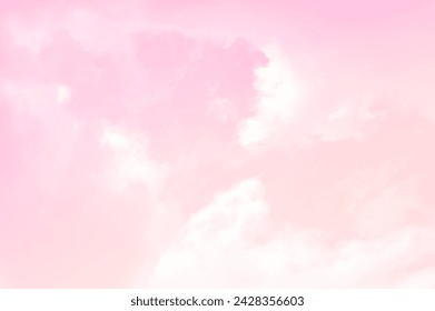 Cielo rosa con nubes