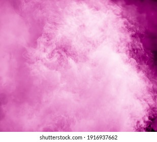 Pink Smoke As An Abstract Background. Texture