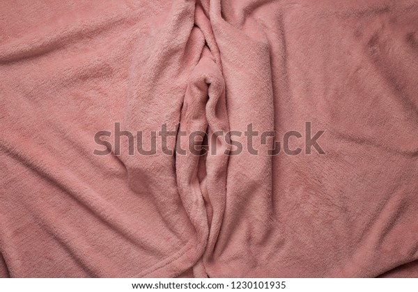 女性の生殖器 外陰部 陰唇 膣として形成されたピンクの柔らかい織物 の写真素材 今すぐ編集