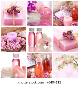 Pink Spa Collage