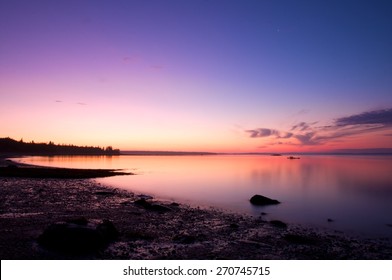 Pink Sunrise Over Acadia National Park