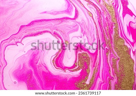 PINK SUNSET. Marble art. Similar to a rainbow, sunlight contains a full spectrum of colors. Painting. Wallpaper, background. Fashion texture. Very beautiful pattern. Magic and fantasy artwork. 