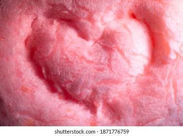 Pink Sweet Cotton Candy Heart