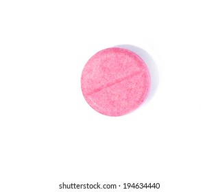 Pink Tablet Of 5mg Of Warfarin