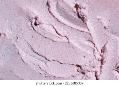 pink texture of greek taramasalata with caviar on a plate original background - Shutterstock ID 2253685337