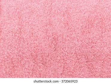 Pink towel texture. Background and texture.