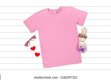 Download T-shirt Mockup Flat Lay Tshirt Images, Stock Photos & Vectors | Shutterstock