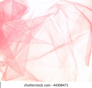 Pink Tulle Background.