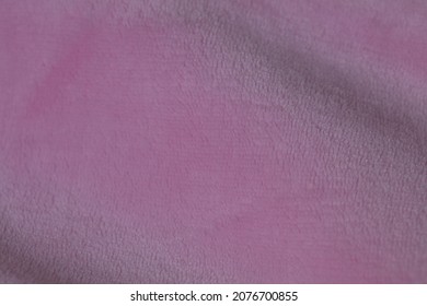 Pink Velour Plush Cloth Textured Background