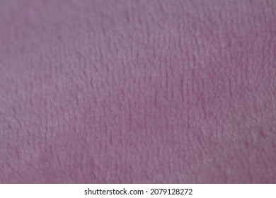 Pink Velour Plush Cloth Textured Background