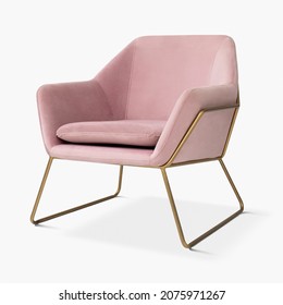 Pink Velvet Chair Modern Chic Design