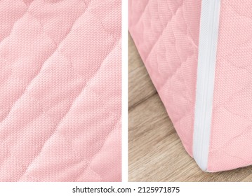 Pink Velvet Texture Material Close-up