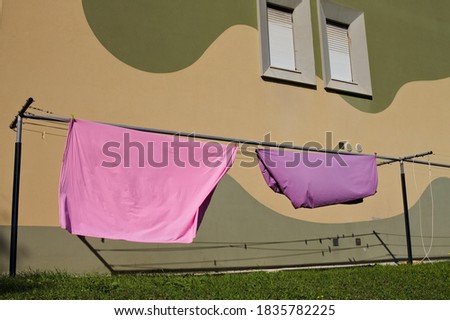 Similar – Image, Stock Photo washing day Colour photo