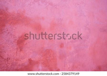 Pink Wall Texture, Texture of old rustic wall covered with pink paint. Abstract background for design.