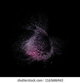 Pink Water Balloon Popping