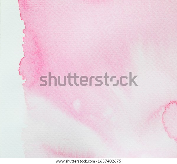 Pink Water Color Background Copy Space Stock Photo (Edit Now) 1657402675