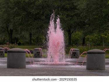 Pink Water Fountain Columbus GA